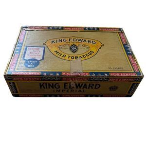 King Edward Imperial Mild Tobaccos So Good Cigar Box